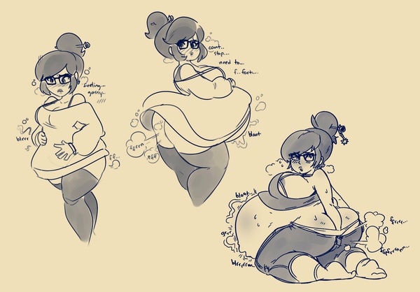 Mei's Bloated Belly