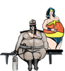 Wonder Woman Belly Inflation